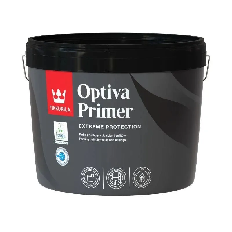 Krāsas gruntēšanai Tikkurila Optiva Primer, balta, 2.7 l