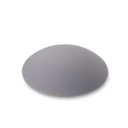 Дверной упор, 1.3 см, DIA 6 см, пластик, серый цв.