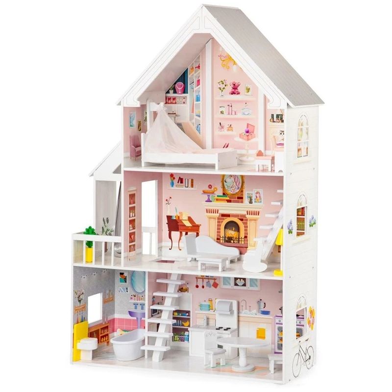 Leļļu māja EcoToys XXL Residence White