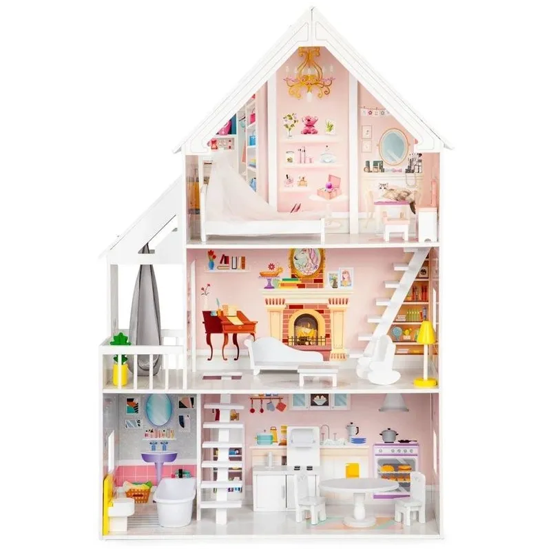 Toy wden doll housxxl powd 4127