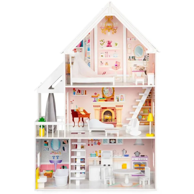 Toy wden doll housxxl powd 4127