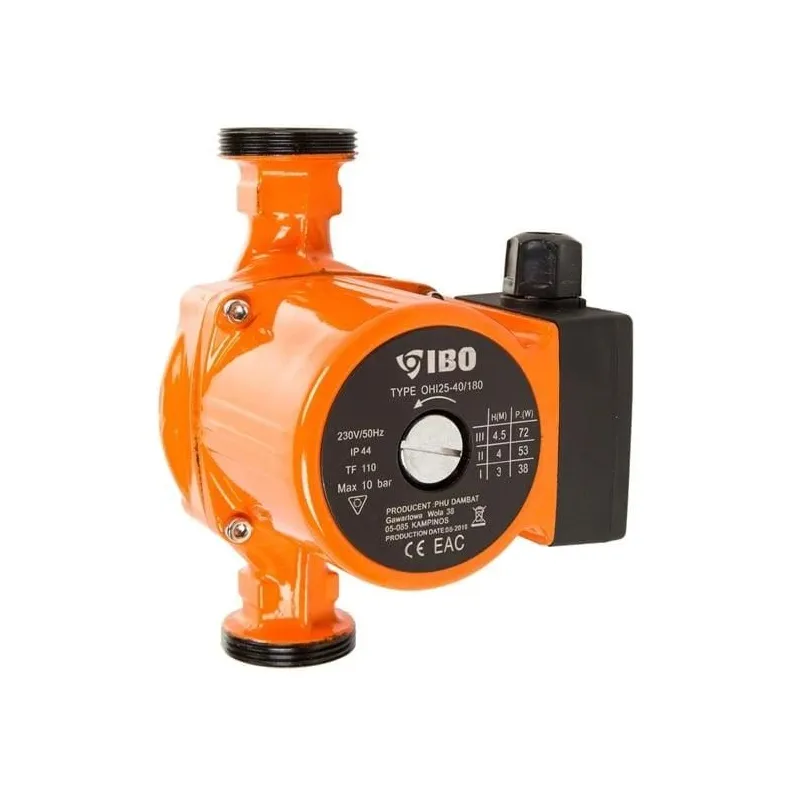 Cirkuliacinis siurblys IBO OHI 25-40, 180 mm, 38 - 72 W