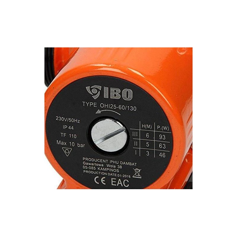 Ūdens cirkulācijas sūknis IBO OHI25-60-130