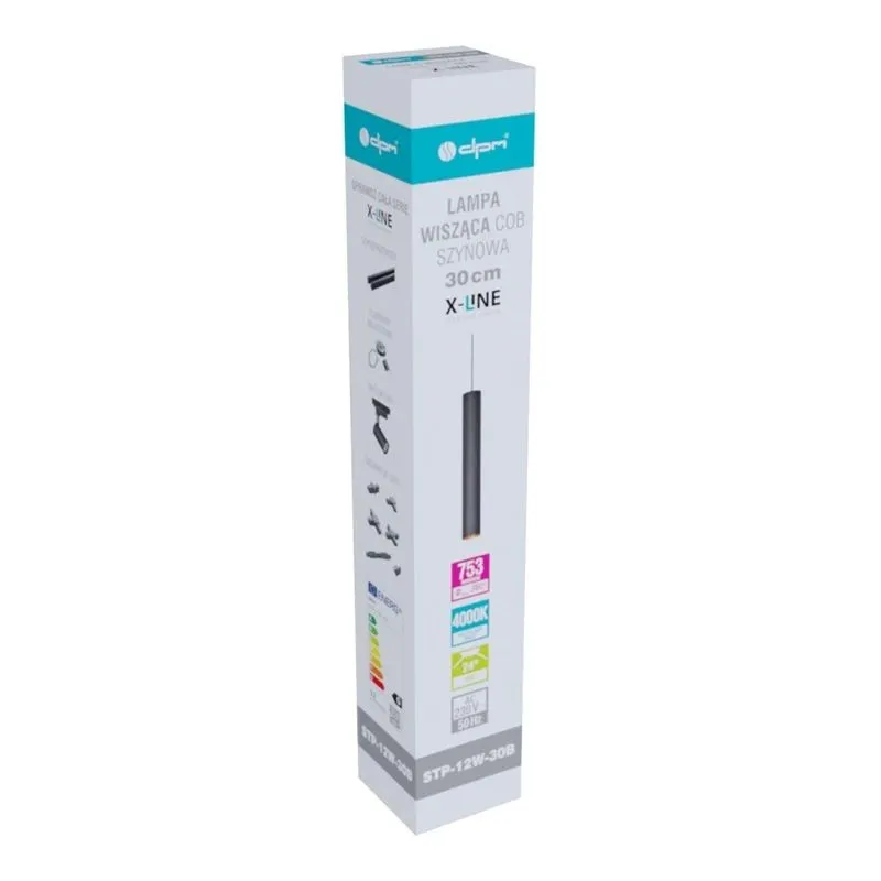 Valgusti siinide jaoks DPM X-Line STP-12W-30B, LED, 4000 °K, 1 x 12 W