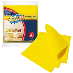 Тряпочка, универсальная 2012, желтый цв., микрофибра, 3 шт.