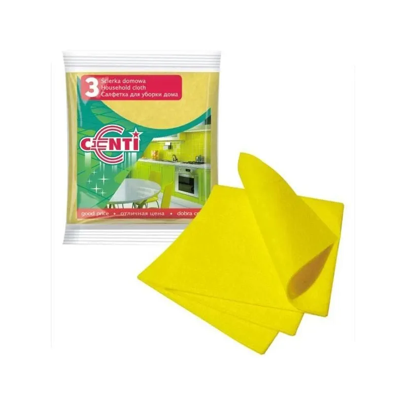 Lupatiņa, universāli 2012, dzeltena krās., mikrošķiedras, 3 gab.