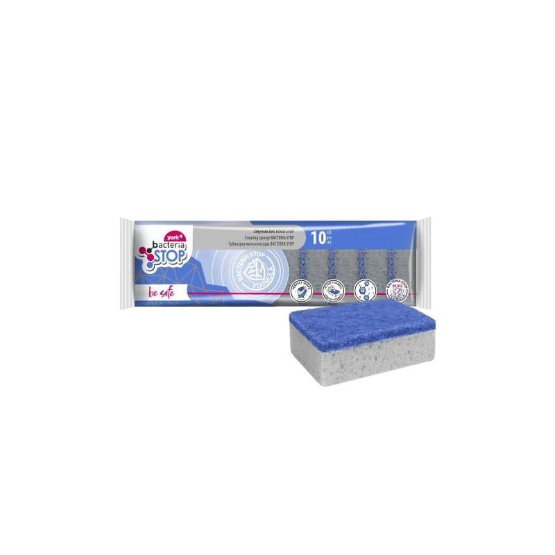 Abrazīvs sūklis bacteria stop 10 vnt