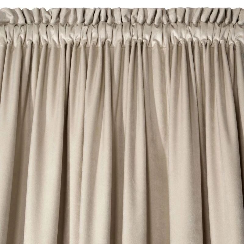 Aizkari ZAS-MELANIE-BEŻ 140x270cm. T