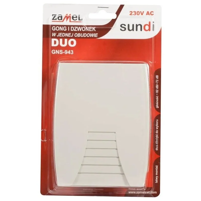 Elektriskais zvans Zamel GNS-943-BIA