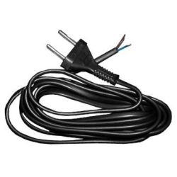 Vads ar kontaktdakšu 1.6m melna