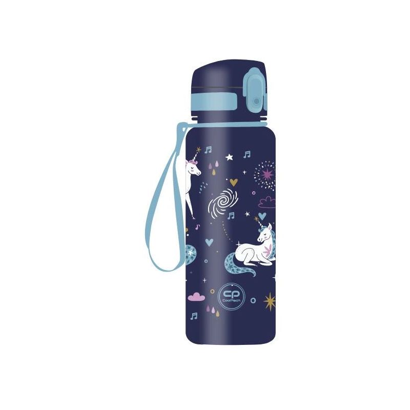 Ūdens pudele Z17935. daudzkrāsaina. plastmasa. 0.4 l