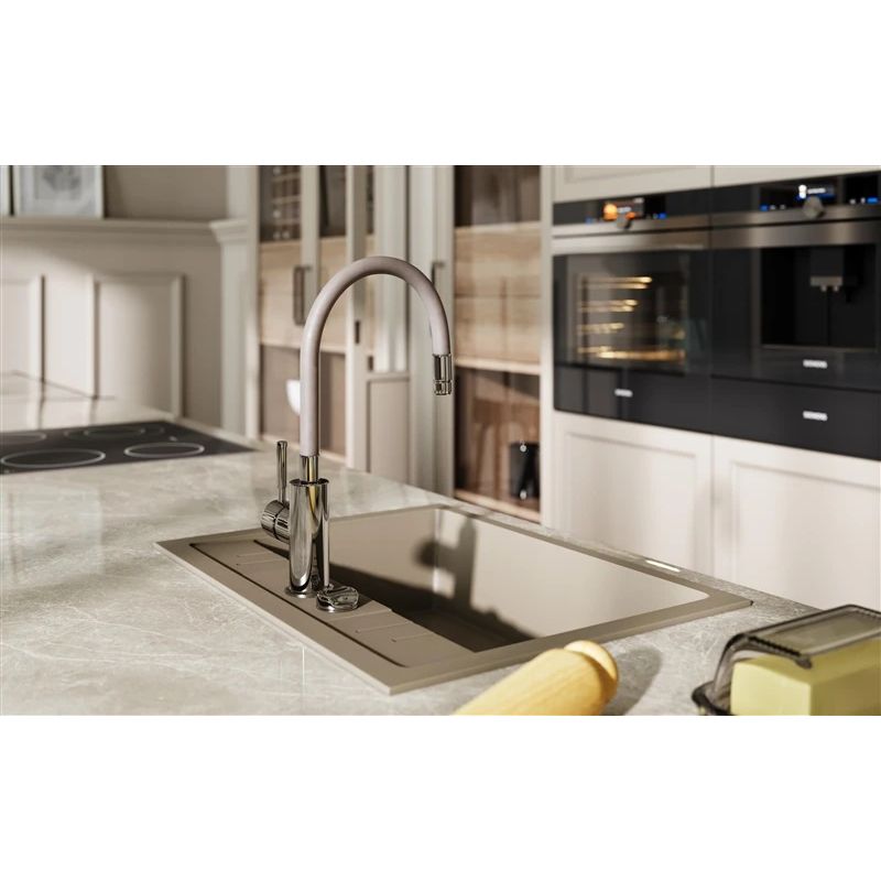 Virtuves jaucējkrāns Ferro Zorba Inox BZR4PSS