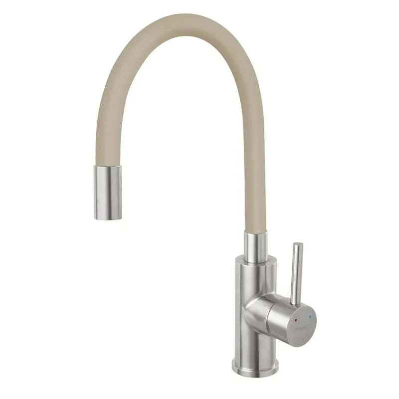 Virtuvinis maišytuvas Ferro Zorba Inox BZR4PSS, nerūdijančiojo plieno sp.-smėlio sp.