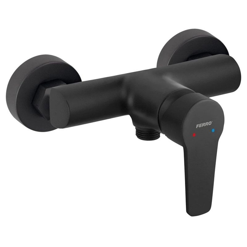 Dušas jaucējkrāns Ferro BNT7BL. melna