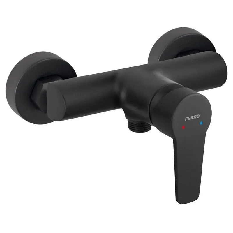 Dušas jaucējkrāns Ferro BNT7BL, melna