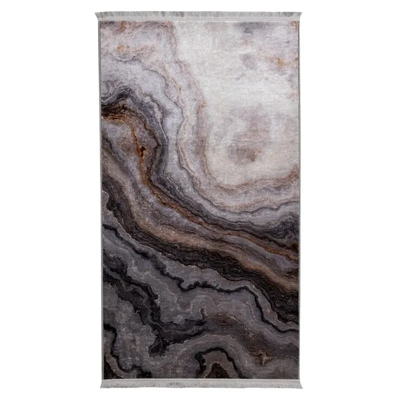 Paklājs Splendid AGAT Printed, pelēka, 140 cm x 80 cm