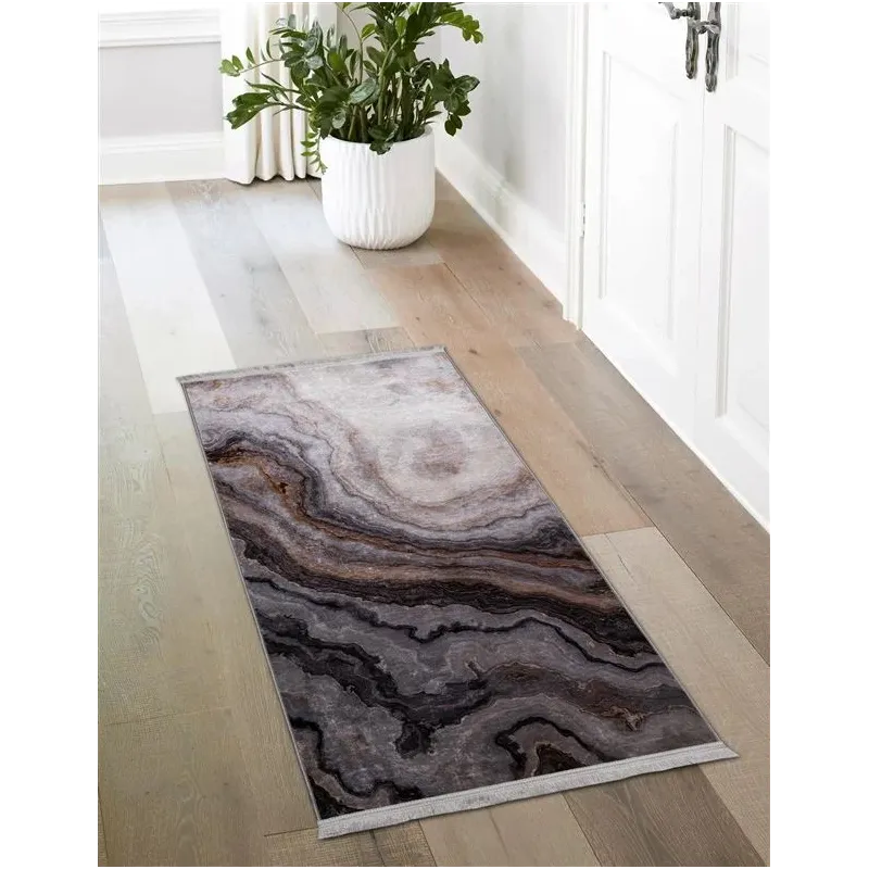 Ковер Splendid AGAT Printed, серый, 140 см x 80 см
