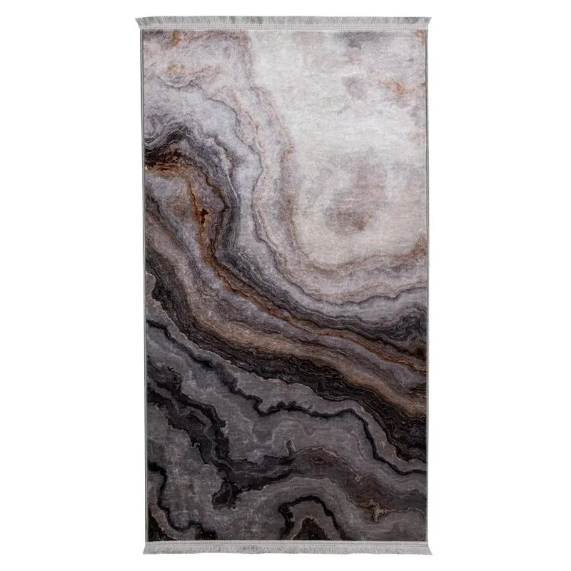 Ковер Splendid AGAT Printed, серый, 140 см x 80 см