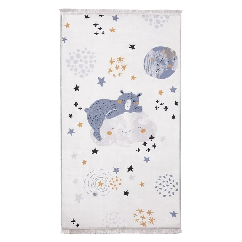 Paklājs iekštelpu Splendid BEAR Printed balta-pelēka 160x120