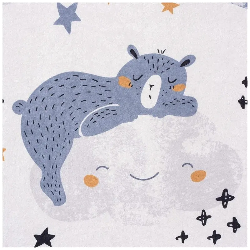 Paklājs iekštelpu Splendid BEAR Printed balta-pelēka 160x120