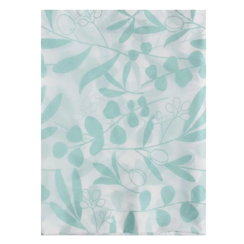 Galdauts taisnstūrveida Splendid OLIVES, balta-zaļa, 150 x 180 cm