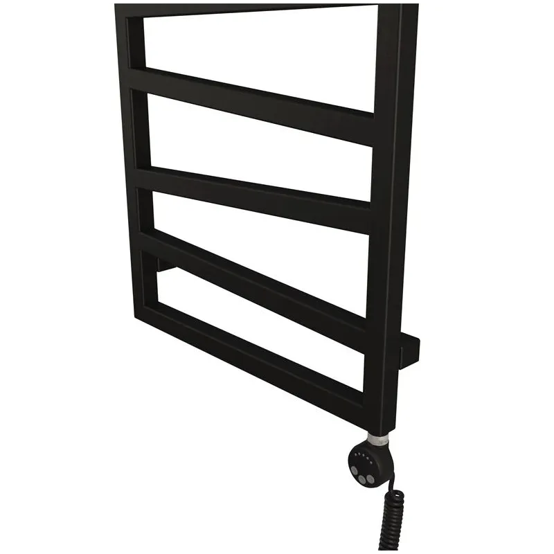 Elektriskais dvieļu žāvētāja stienis Terma ZigZag, metāliski melna krās., 50 cm x 107 cm, 400 W