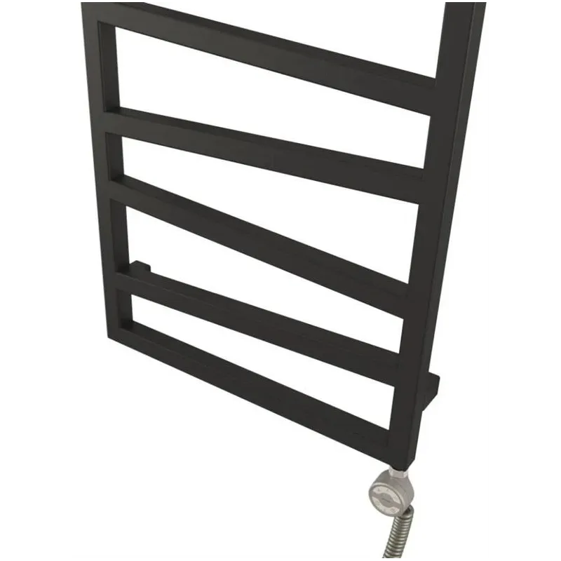 Elektriskais dvieļu žāvētāja stienis Terma ZigZag, metāliski pelēka krās., 50 cm x 83.5 cm, 300 W