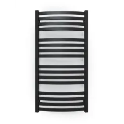 Veekütte rätikuradiator Terma D01, metallik must v., 50 cm x 96 cm, 500 W