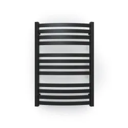 Водяной полотенцесушитель Terma D01, черный металлик цв., 50 см x 71 см, 400 Вт