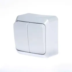 Slēdzis schneider prima 1+1 balts