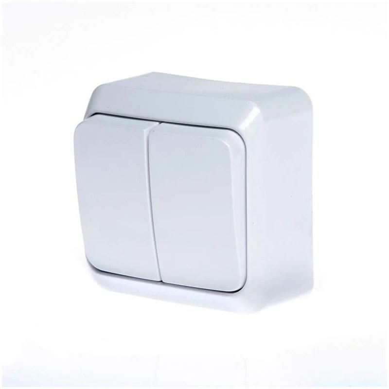 Slēdzis schneider prima 1+1 balts