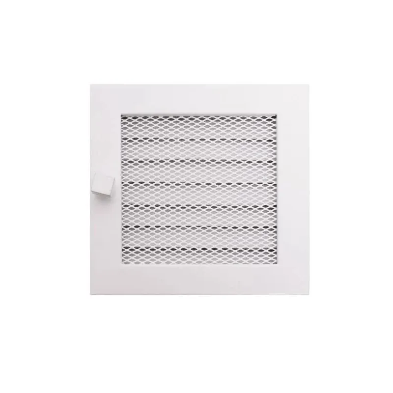 Židinio grotelės Hearth x 17 cm x 17 cm, plienas, balta sp.