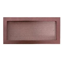 Решетка камина Hearth x 37 см x 17 см, cталь, медный цв.
