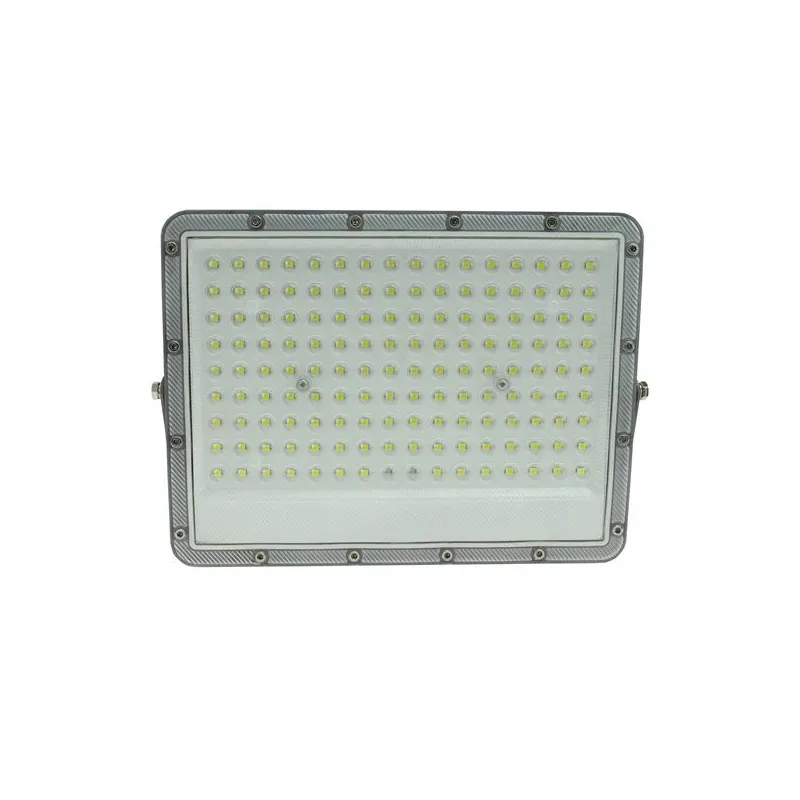 Prožektors ar saules bateriju, stiprināms gan pie griestiem, gan sienas Spectrum, 50 W, 500 lm, 6500 °K, IP65, pelēka krās.