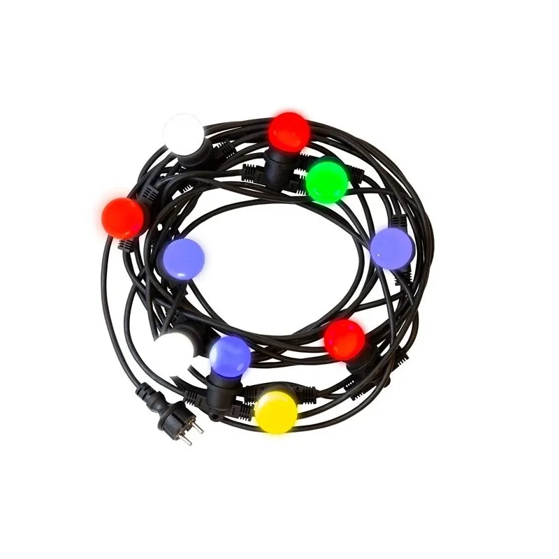 Spuldzīšu virtenes Spectrum WOJ+16821, 5 m, daudzkrāsaina, 10 LED