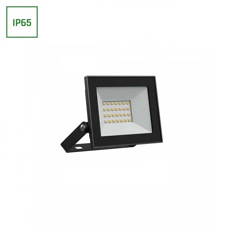 Prožektors bez kustības sensora, stiprināms gan pie griestiem, gan sienas Spectrum, 1650 lm, 4000 °K, IP65, melna