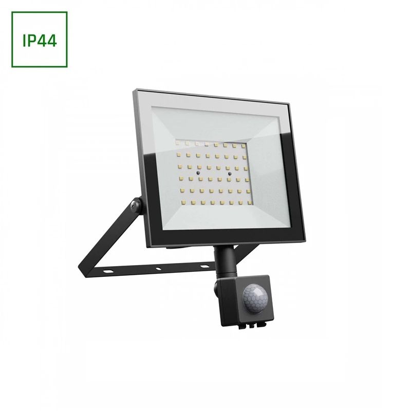 Prožektors Spectrum. 4300 lm. 4000 °K. IP44. melna