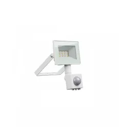 Floodligh sensor 10w 230v nw ip44 white