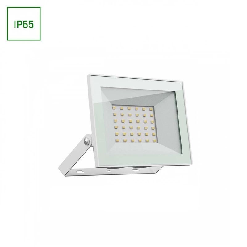 Prožektors Spectrum. 2500 lm. 4000 °K. IP65. balta