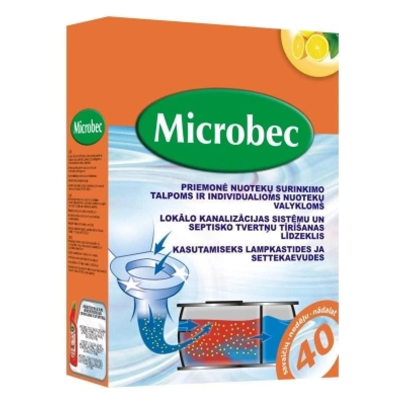 Līdzeklis notekūdeņu akām Bros Microbec, 1 kg