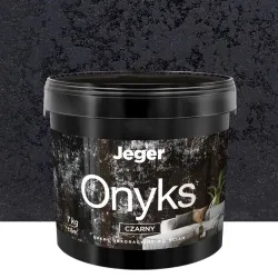 Dekoratyvinis tinkas, sienoms Jeger Onyks Black, juoda sp., 7 kg