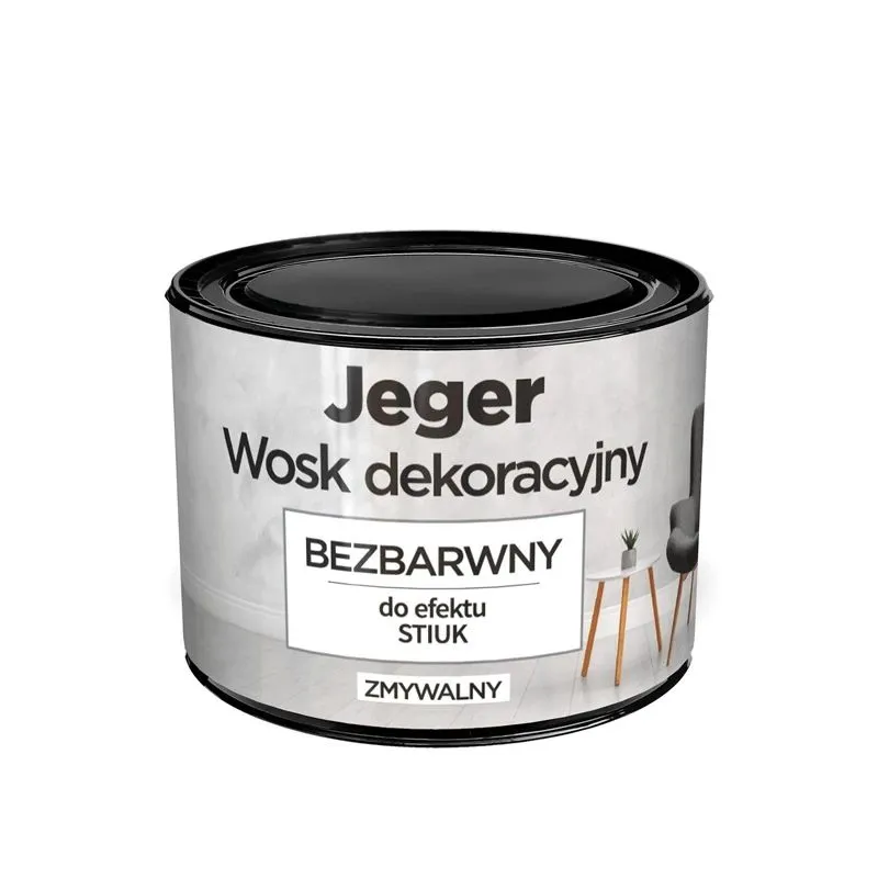 Speciāla krāsa, sienas Jeger Wax Transparent, caurspīdīga, 0.3 l