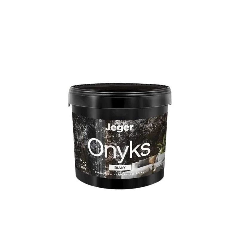 Dekoratīvais apmetums Jeger Onyks White 7 kg