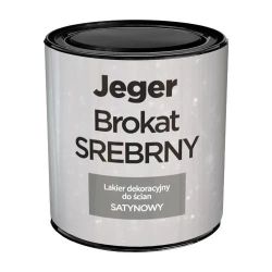 Krāsa Jeger Brokat Silver. sudraba krāsa. 0.5 l