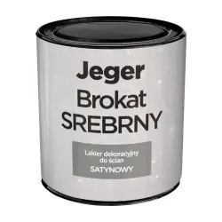 Varnish glitter jeger silver 0.5l