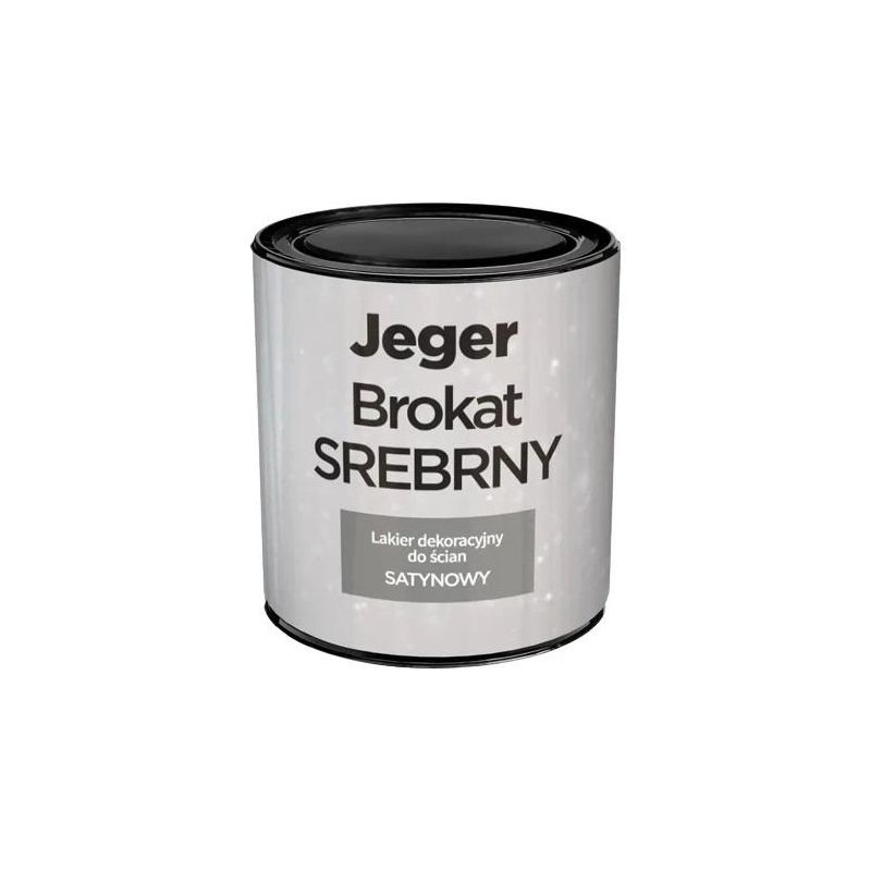Krāsa Jeger Brokat Silver. sudraba krāsa. 0.5 l