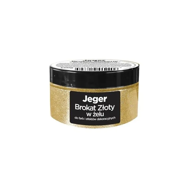 Speciāla krāsa, sienas Jeger Gelis Brokat Gold, zelta, 0.1 l
