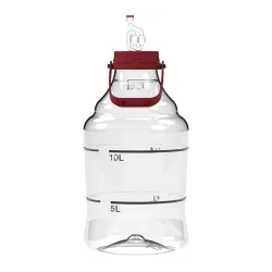 Unbreakable demijohn 15l handle-airloks