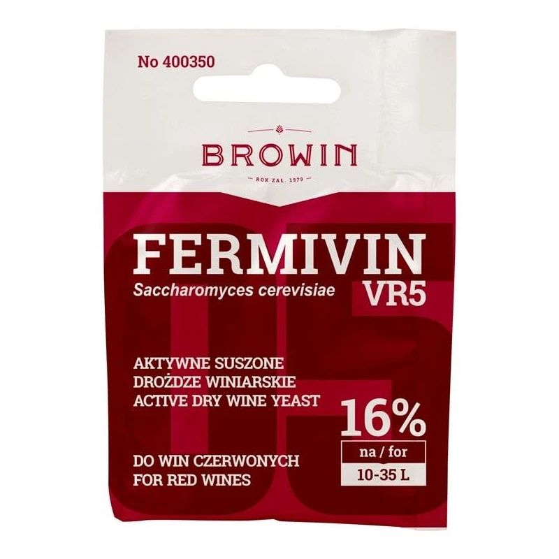 Raugs sarkanvīniem 15% 7g