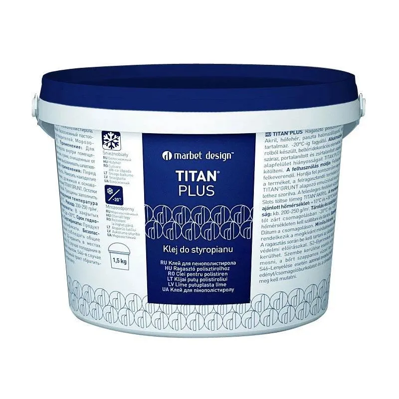 Līme griestu segumi Marbet Titan Plus, 1.5 kg, balta krās.